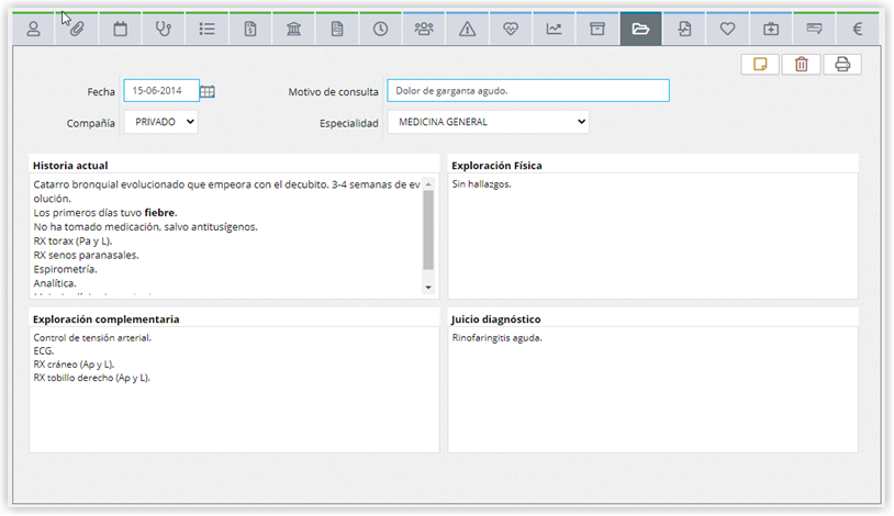 Historia clínica digital en la digitalización de documentación médica